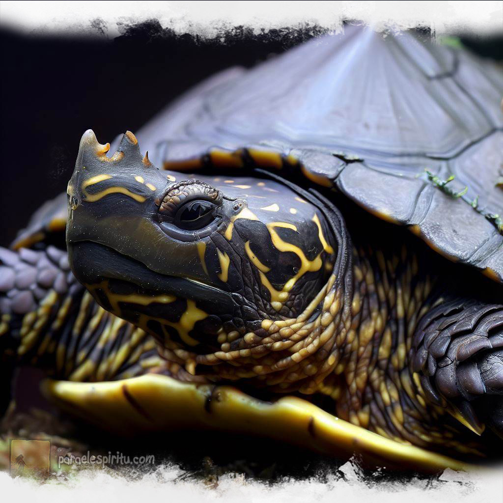 animales tortuga matamata bing